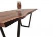 European Walnut Dining Room Table Top Live Edge UV Lacquered (with Resin) 38mm By 830mm By 1740mm TB031 5