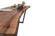 European Walnut Dining Room Table Top Live Edge UV Lacquered (with Resin) 35mm By 810mm By 1710mm TB032 4