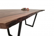 European Walnut Dining Room Table Top Live Edge UV Lacquered (with Resin) 35mm By 840mm By 1750mm TB034 4