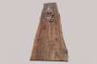 European Walnut Dining Room Table Top Live Edge UV Lacquered (with Resin) 38mm By 900mm By 4090mm TB037 6