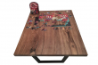 European Walnut Dining Room Table Top Straight Unfinished Edge 40mm By 640mm By 1040mm TB040 7