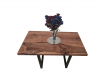 European Walnut Dining Room Table Top Straight Unfinished Edge 40mm By 700mm By 1060mm TB041 1