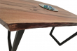 European Walnut Dining Room Table Top Live Edge UV Lacquered (with Resin) 35mm By 820mm By 920mm TB043 4