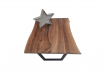 European Walnut Dining Room Table Top Live Edge UV Lacquered (with Resin) 38mm By 660mm By 950mm TB044 6