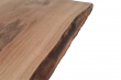 European Walnut Dining Room Table Top Live Edge UV Lacquered (with Resin) 40mm By 790mm By 970mm TB045 5