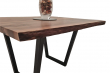 European Walnut Dining Room Table Top Live Edge UV Lacquered (with Resin) 38mm By 830mm By 970mm TB046 1