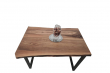 European Walnut Dining Room Table Top Live Edge UV Lacquered (with Resin) 35mm By 800mm By 1080mm TB053 6
