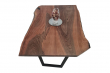 European Walnut Dining Room Table Top Live Edge UV Lacquered (with Resin) 38mm By 900mm By 1320mm TB060 3