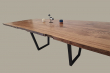 European Oak Dining Room Table Top Live Edge UV Lacquered (with Resin) 35mm By 1060mm By 2470mm TB072 5
