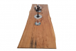 European Oak Dining Room Table Top Live Edge UV Lacquered (with Resin) 35mm By 1090mm By 3120mm TB077 4