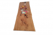 European Walnut Dining Room Table Top LiVe Edge UV Lacquered (with Resin) 38mm By 800mm By 1980mm TB068 5