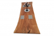 European Oak Dining Room Table Top Live Edge UV Lacquered (with Resin) 43mm By 1000mm By 2930mm TB081 6