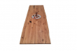 European Oak Dining Room Table Top Live Edge UV Lacquered (with Resin) 35mm By 830mm By 2820mm TB084 4
