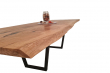 European Oak Dining Room Table Top Live Edge UV Lacquered (with Resin) 43mm By 1000mm By 2580mm TB085 6