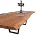 European Oak Dining Room Table Top Live Edge UV Lacquered (with Resin) 43mm By 1000mm By 2540mm TB088 4