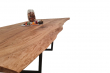 European Oak Dining Room Table Top Live Edge UV Lacquered (with Resin) 43mm By 1170mm By 2500mm TB089 4
