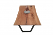European Oak Dining Room Table Top Live Edge UV Lacquered (with Resin) 35mm By 800mm By 1200mm TB092 3