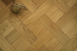 Prime Solid Flooring Oak Bespoke Versailles Smoke Brushed Uv Lacquered 20mm By 895mm By 895mm VS015 0