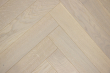 Prime Engineered Flooring Oak Herringbone White Brushed Uv Oiled 14/3mm By 90mm By 490mm FL4425 3
