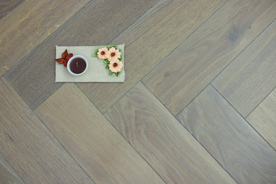Natural Engineered Flooring Oak Bespoke, Silver Hardwood Flooring
