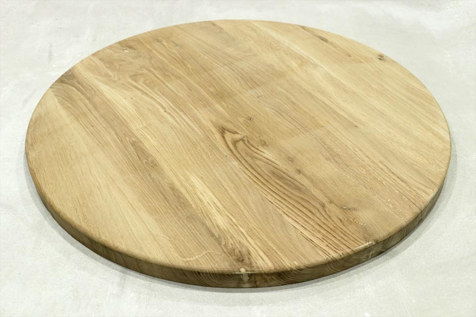 European Oak Round Kitchen Table 40 850, Round Oak Table Top Uk