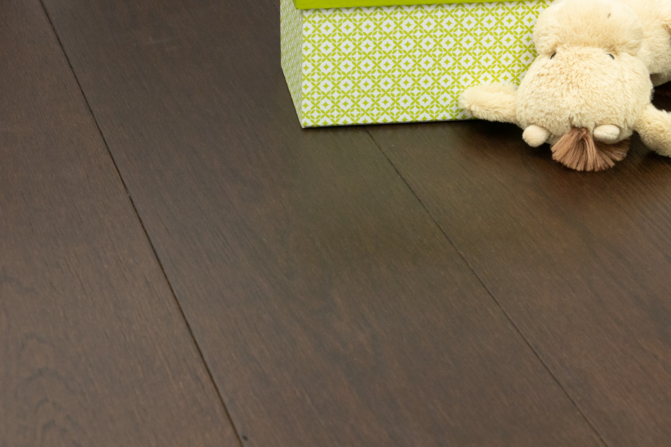 Natural Engineered Flooring Oak Black Tea Brushed UV Oiled 15/4mm By 190mm By 1900mm FL2518 1
