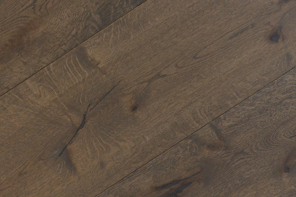 Rustic Engineered Flooring Oak Bologna Brushed UV Oiled 15/4mm By 250mm By 1800-2200mm GP093 1