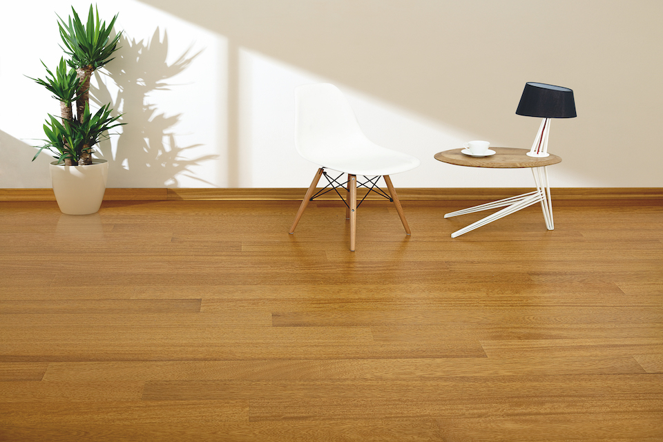 Prime Engineered Flooring Iroko Click UV Lacquered 14/3mm By 146mm By 1800mm FL3930 0