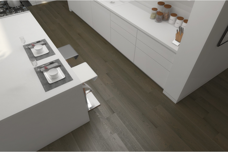 Select Engineered Flooring Oak Click Light Grey Brushed UV Lacquered 14/3mm By 189mm By 1860mm FL2144 1