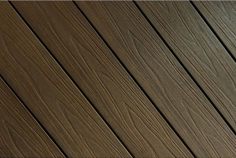 Supremo WPC Double Face Composite Decking Boards Chocolate Teak 23mm By 135mm By 2400mm DC032-2400 1