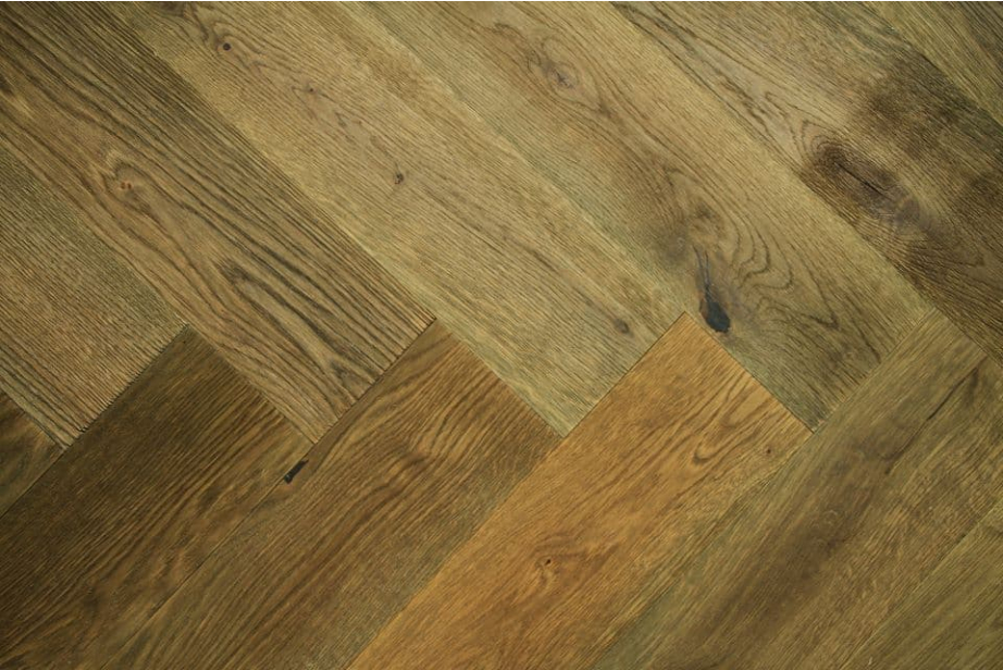 Natural Engineered Flooring Oak Bespoke Click Herringbone Wisconsin Brushed Uv Lacquered 12/3mm By 120mm By 550mm FL4560 3