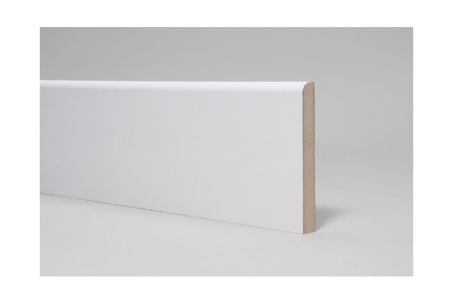 White MDF Pencil Round Skirting 15mm By 95mm By 2400mm AC353 1