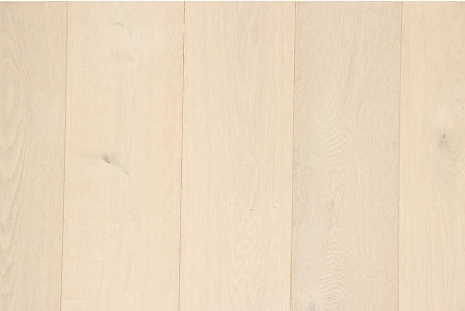 Natural Engineered Flooring Oak Click Pearl White Brushed UV Lacquered 14/3mm By 190mm By 1900mm FL2925 1