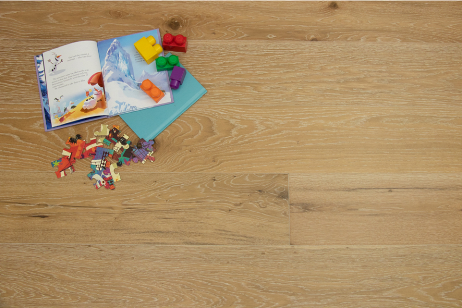 Natural Engineered Flooring Oak Click White Wash Smoked Brushed UV Lacquered 14/3mm By 190mm By 1900mm FL3893 4