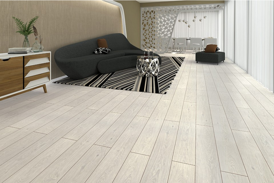 North Light Snow White Oak Laminate Flooring 8mm By 193mm By 1380mm LM029 1
