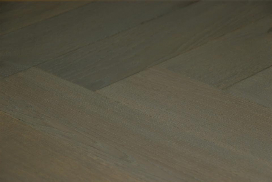 Prime Engineered Flooring Oak Herringbone Summer Grey Brushed UV Oiled 15/4mm By 90mm By 600mm FL2743 1