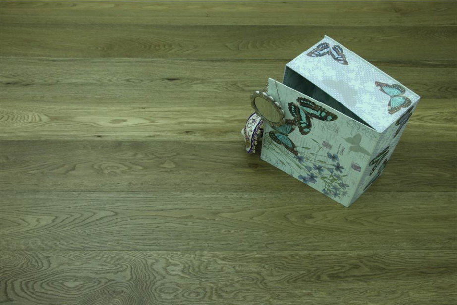 Select Engineered Flooring Oak Click Dark Smoked Brushed UV Oiled 14/3mm By 190mm By 1860mm FL2738 1