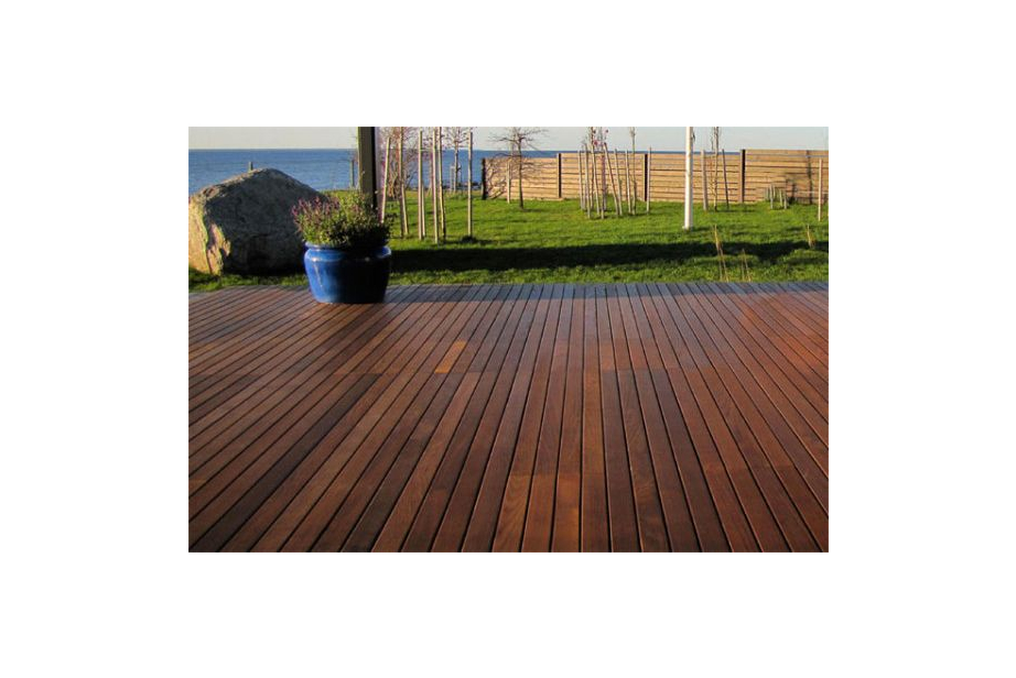 Thermo Ash Hardwood Decking Board Using Hidden Fixing 21mm By 120mm By 1800-3000mm DK041-10-30 1