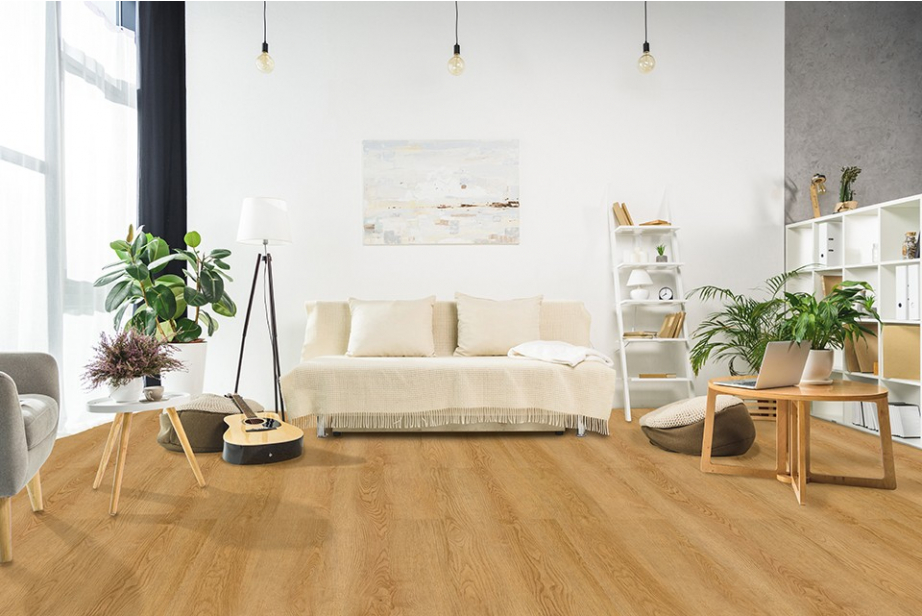 Luxury Click Vinyl Flooring Oak Lacquered 5mm By 169mm By 1210mm VL005 1
