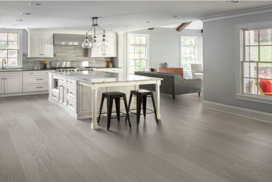 BJELIN Hardened Oak Wood Flooring Click Earth Grey UV Lacquer 11.3/0.6mm By 206mm By 2200mm FL4417 1