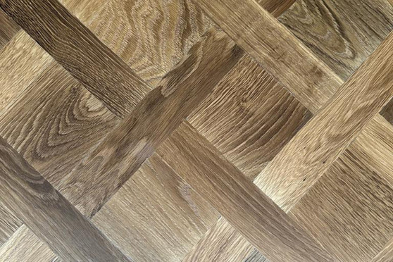 Natural Engineered Flooring Versaille Oak Smoked UV Lacquered 15.3/8mm By 747mm By 747mm
