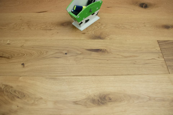 Natural Engineered Flooring Oak Brushed UV Lacquered 14/3mm By 190mm By 1900mm FL3597 14