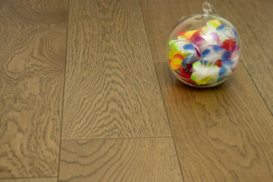 Natural Engineered Flooring Oak Cognac Brushed UV Lacquered 15/4mm By 240mm By 2200mm FL3495 6