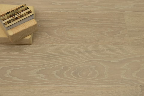 Prime Engineered Flooring Oak Click Sunny White Brushed UV Oiled 14/3mm By 146mm By 1605mm FL3375 1