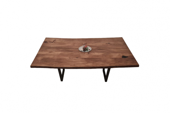 European Oak Dining Room Table Top Live Edge with Resin 38mm By 1080mm By 1720mm TB024 1