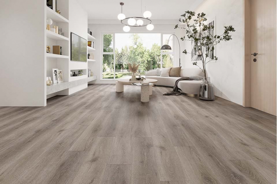 Supremo Royal Luxury Click Vinyl Rigid Core Flooring Autumn Grey With Built In Underlay 6mm By 228mm By 1220mm VL073 1