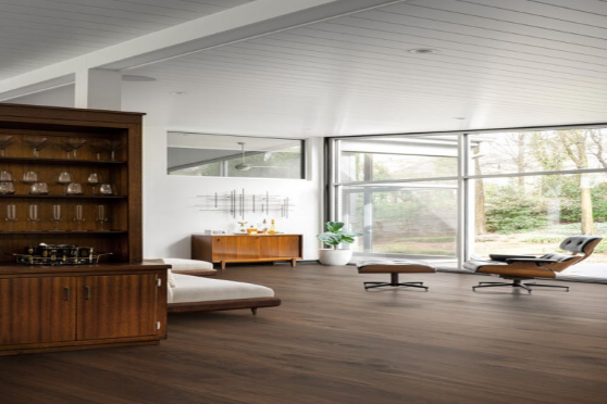 BJELIN Hardened Walnut Wood Flooring Click Terra Brown UV Lacquer 11.3/0.6mm By 206mm By 2200mm FL4420 1